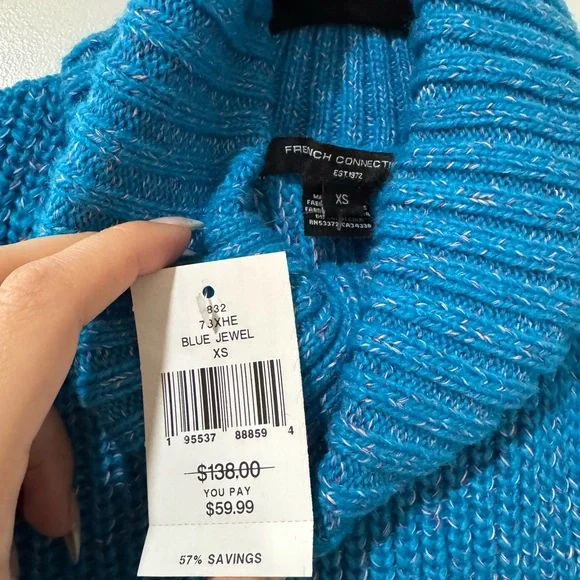 FRENCH CONNECTION Jayla Turtleneck Sweater XS - Picture 4 of 5